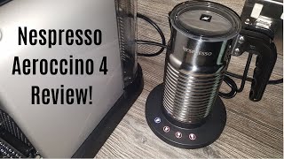 Nespresso Aeroccino 4 Milk Frother Review  Worth upgrading from the Aeroccino 3 [upl. by Tower]