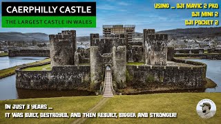 Caerphilly Castle  The Largest in Wales 2nd in Britain [upl. by Alinna]