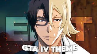 Aizen x Urahara  GTA IV Theme Edit [upl. by Eirollam722]